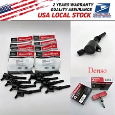 For Ford F150 4.6 5.4L 8x OEM Motorcraft Ignition coil DG508 & Spark Plugs SP479