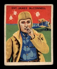 1934 R136 National Chicle Sky Birds #14 Sgt. James McConnell VG Trading Card