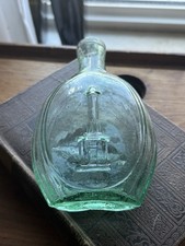 Early Open Pontil GVI-2 Fells Point Sloop Flask