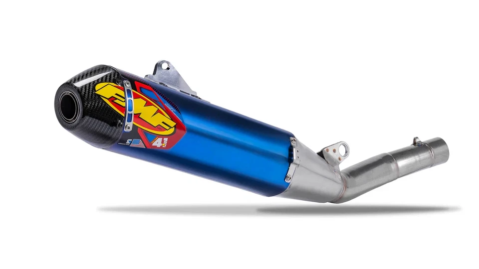 YZ450F FMF 4.1 RCT Slip-On Exhaust Pipe Blue Yamaha YZ 450F 2018-2026 - 044445 - Image 2 of 4