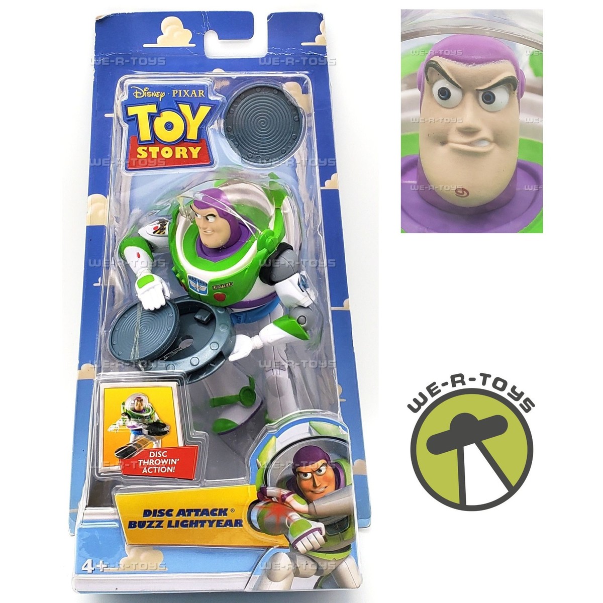 Disney Pixar Toy Story Disc Attack Buzz Lightyear Figure