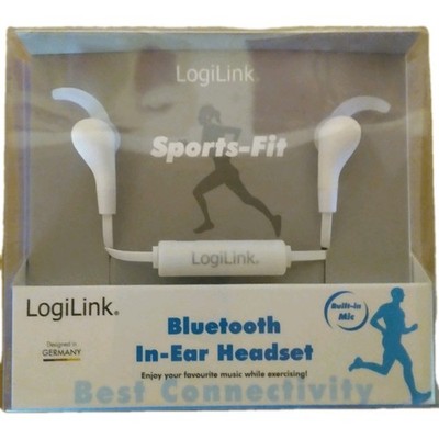 LogiLink In-Ear Kopfhörer mit Mikrofon Bluetooth 5.0 Neu In OVP