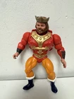 VINTAGE HE-MAN MASTERS OF THE UNIVERSE KING RANDOR ACTION FIGURE with  CROWN