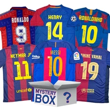 FC Barcelona Autographed/Signed Soccer Jersey Mystery Box PSA JSA or Beckett COA
