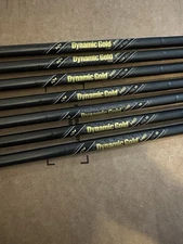 Used True Temper DG MID 115 Tour Issue X100 GUNMETAL Iron Shaft Set 4-P