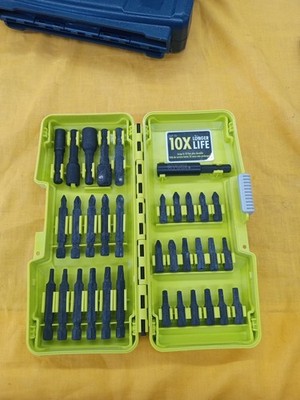 Ryobi A963401 34 Pcs Bit Set Ideal For Standard & Impact Driving Tools (Blk)