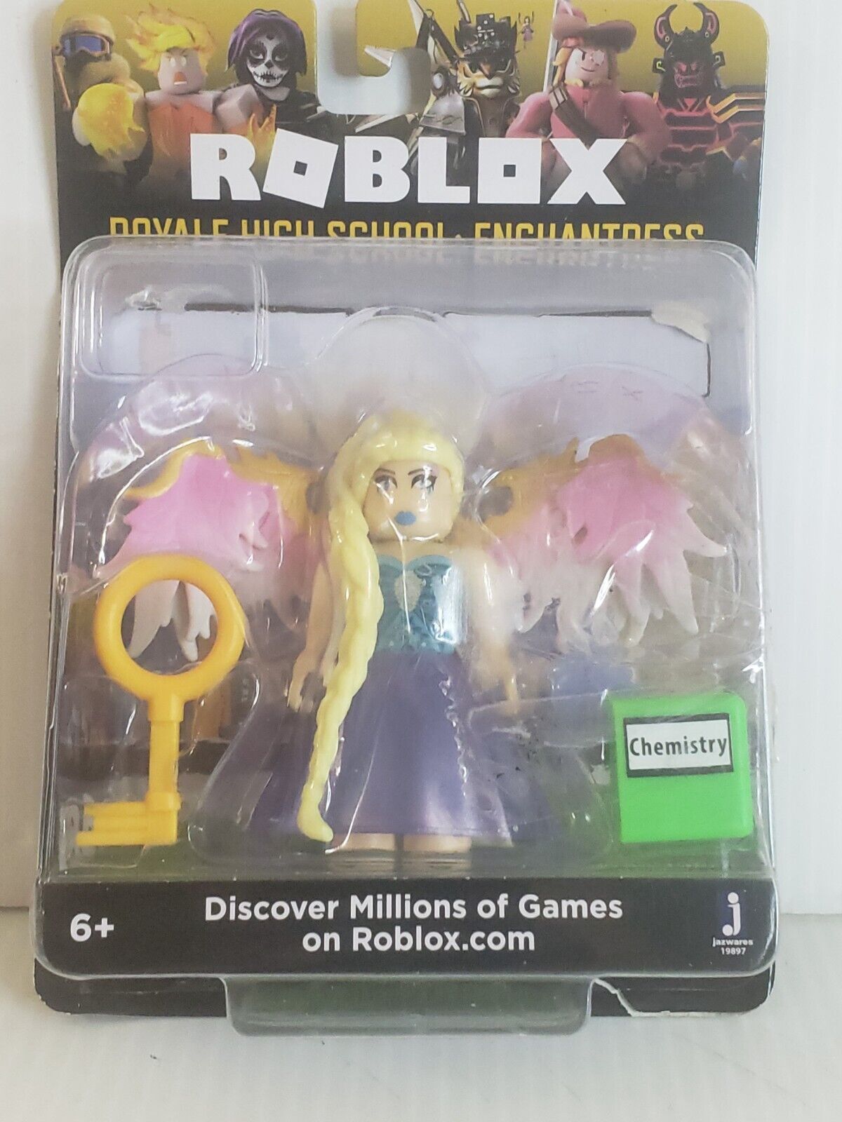 Roblox Gold Collection Royale High School: Enchantress Single Figure Pack  with Exclusive Virtual Item Code