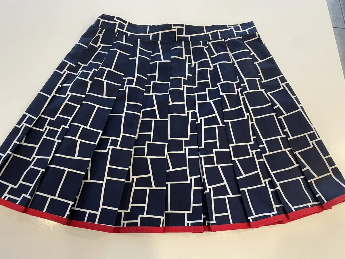 Navy top vintage skirt