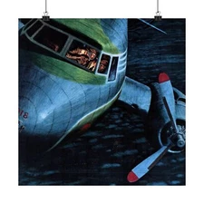 They Rode A Ghost Plane, This Week, Feb 8 1953 (Mag Illustration) Paper Poster