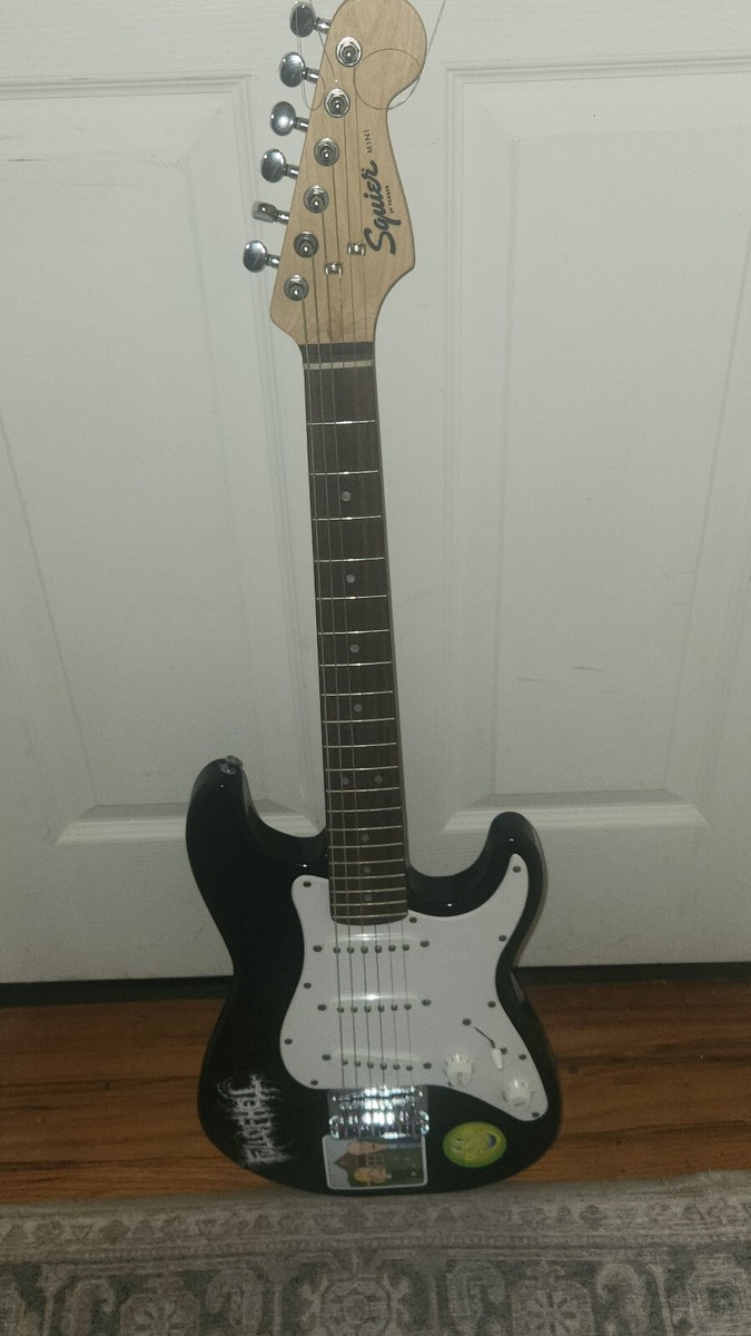 Squier Mini Stratocaster Electric Guitar - Black - with