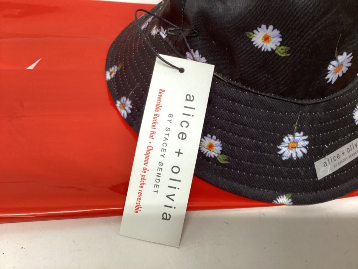 Alice + Olivia Sunflower Bucket Hat (Reversible) New with  display picture 3