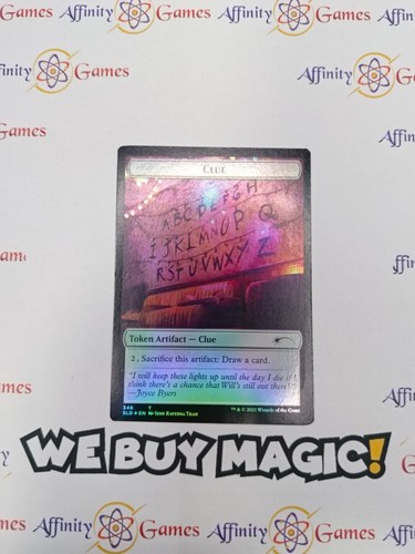 MTG | Clue Token | SLD | Foil | Light Played | English