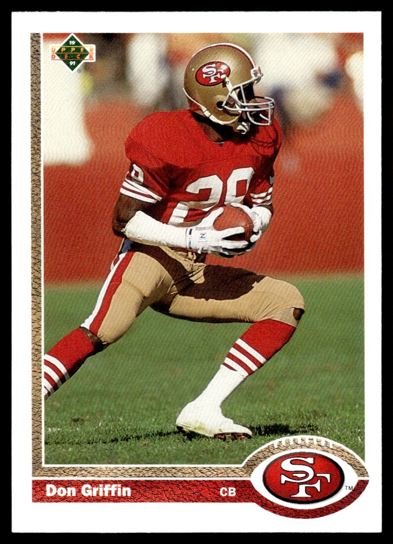 1991 Upper Deck Don Griffin San Francisco 49ers #494