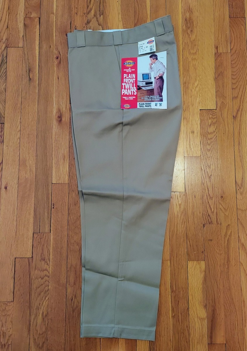 VINTAGE Dickies Plain Front Twill Pants (874) 42 x 29