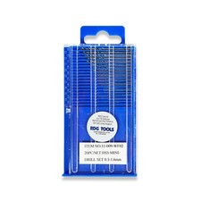 JUEGO DE MICRO TALADROS 20 PIEZAS 0,3-1,6 MM JUEGO TALADROS HSS MINI TALADROS RDGTOOLS