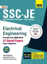 Ssc Je 2020: Electrical Engineering - Previous Years Solved Papers (2008-19...