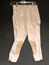 DRESSAGE *Breeches Ladies *Sz 28 TAILORED SPORTSMAN GC White