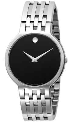 Brand New Movado 40mm Men's Esperanza Stainless Steel Bracelet Watch 0606042
