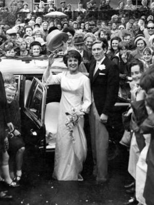 The wedding of Scottish singer Moira Anderson and Dr Stuart Macdon- Old Photo