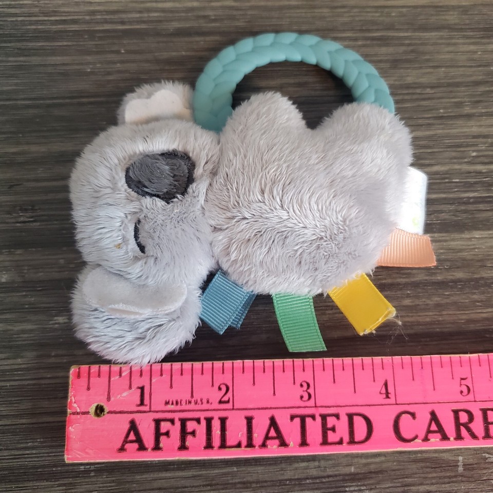 Itzy Ritzy Plush Rattle Pal with Teether Gray Koala Bear Baby Toy | eBay
