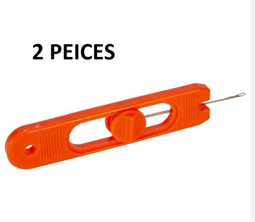 2 x Latch Type Baiting Needles carp barbel coarse fishing + 100 free bait stops