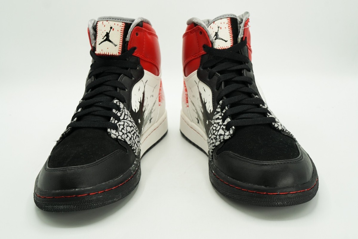 AIR JORDAN I 1 RETRO HIGH DW NEW SIZE 9.5 DAVE WHITE BLACK AIR JORDAN I 1 RETRO HIGH DW NEW SIZE 9.5 DAVE WHITE BLACK