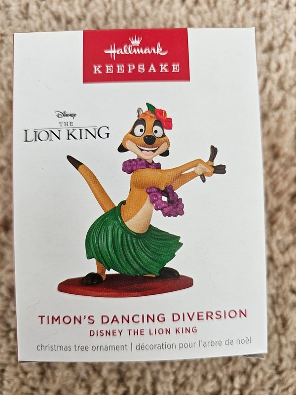 Brand New 2024 Limited Edition Hallmark Keepsake Timon's Dancing Diversion ornam