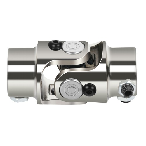 1 Pcs Single Universal Steering U-Joint Shaft 3/4" DD X 13/16-36 Spline Chrome - Picture 9 of 14