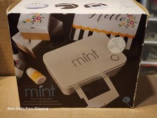Silhouette Mint Customer Stamp Maker w CD Studio  AC Power Adapter  Accessorie