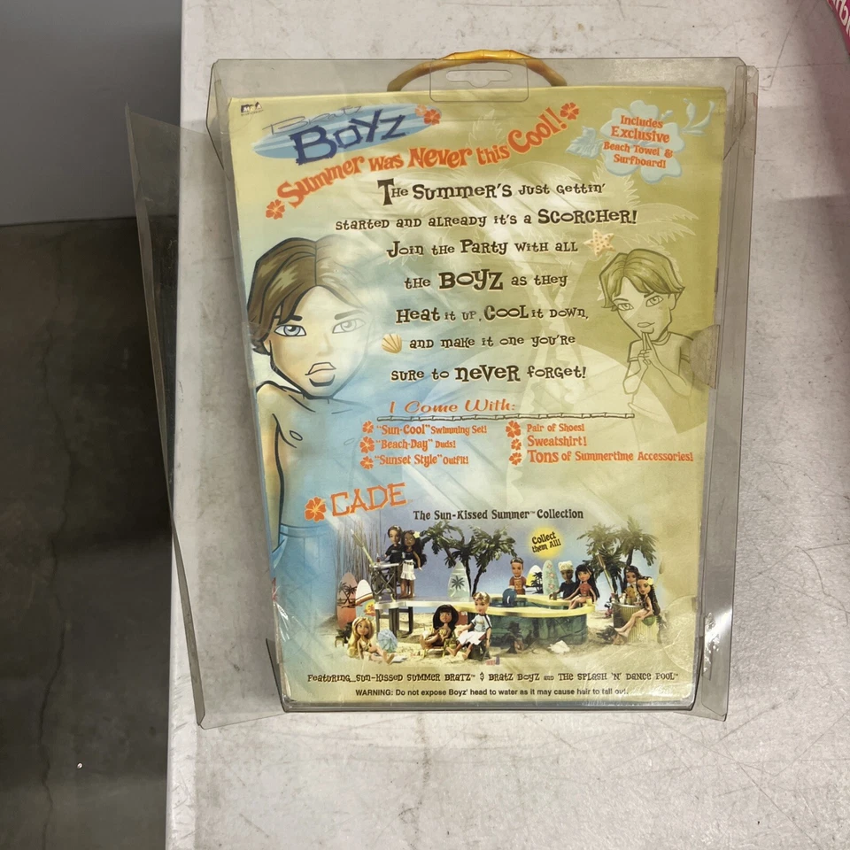 Muñeca Cade MGA Entertainment Bratz Boyz Sun-Kissed Summer Collection NRFB Foto 2 de 3