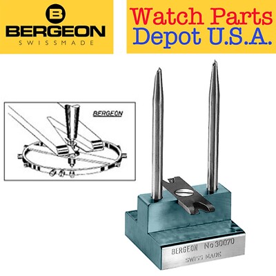 Bergeon 30070 Roller Remover with two Punches - Swiss Made