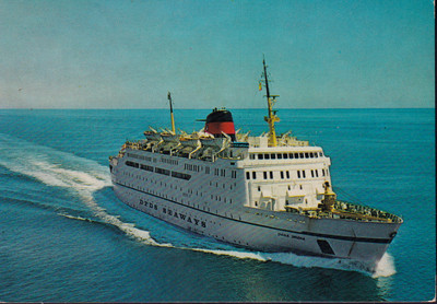Seaways Cruise Passenger Ship Postcards - Serena