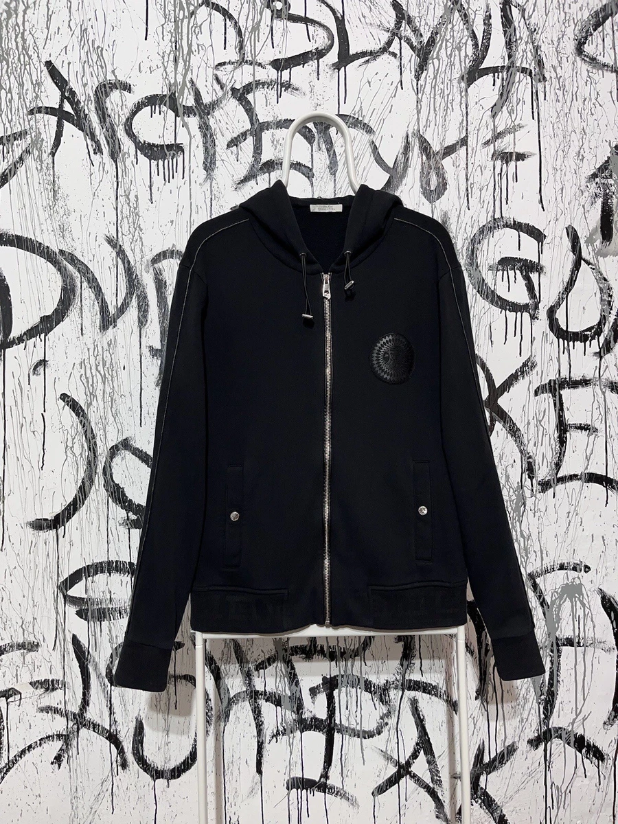 Versace Collection Authentic Mens Medusa Logo M Hoodie Full Zip