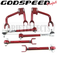 Godspeed Adjustable Front/Rear Lateral Camber + Toe Arm Kit For Eclipse 1995-99