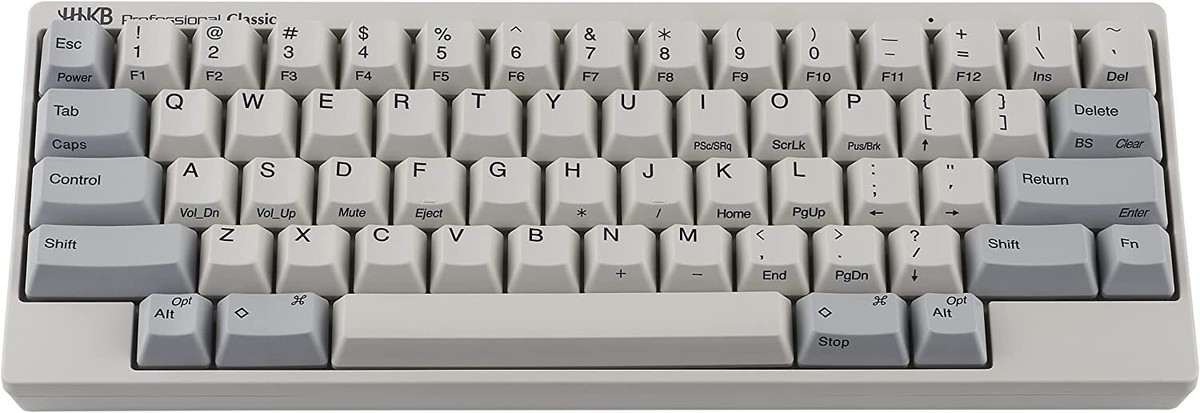 Happy Hacking Keyboard HHKB Professional Classic White 60
