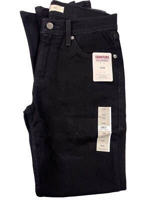 Signature by Levi Strauss & Co. Men's Slim Fit Jeans BLACK Choose Your ...