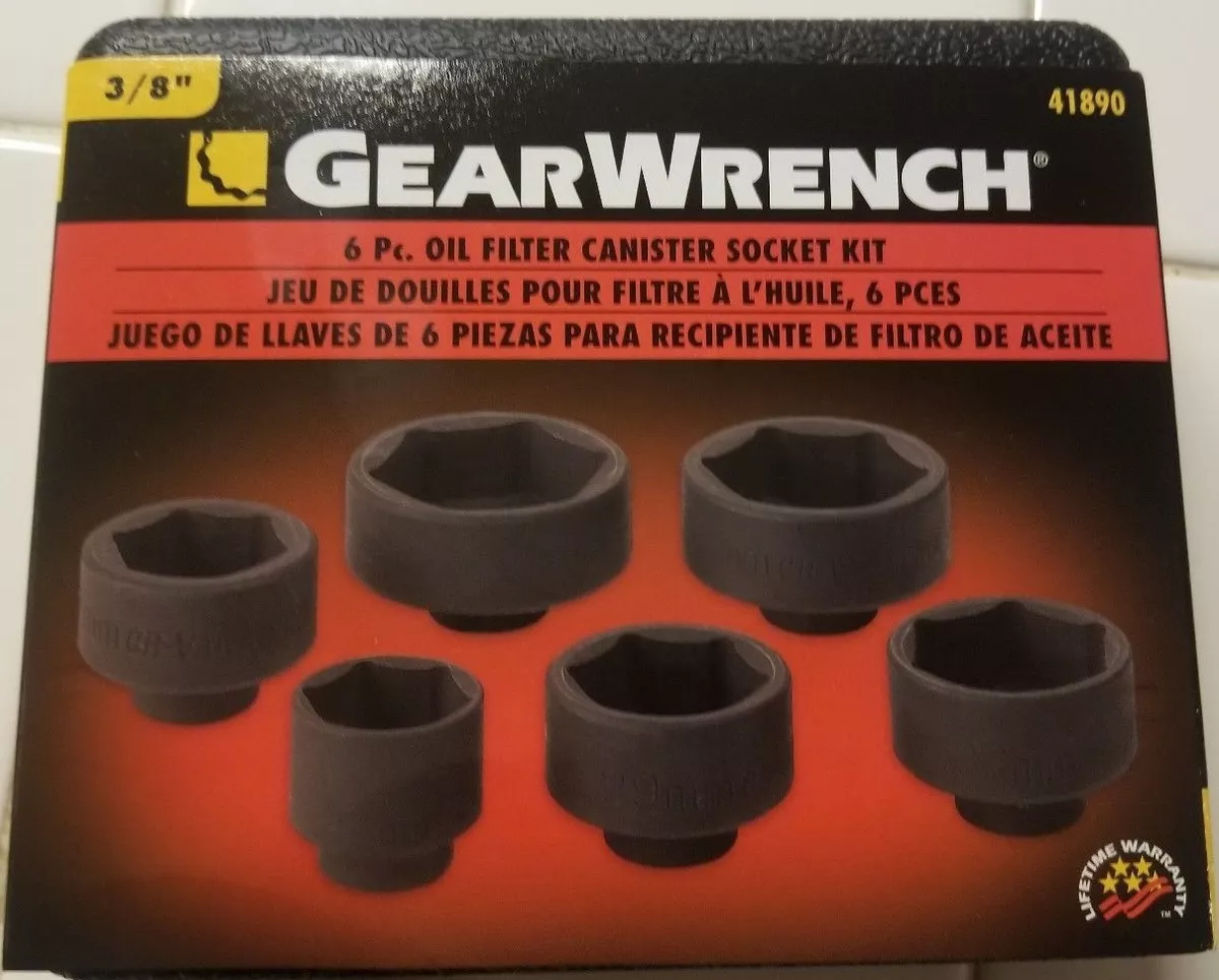 Gearwrench oil filter socket set deals