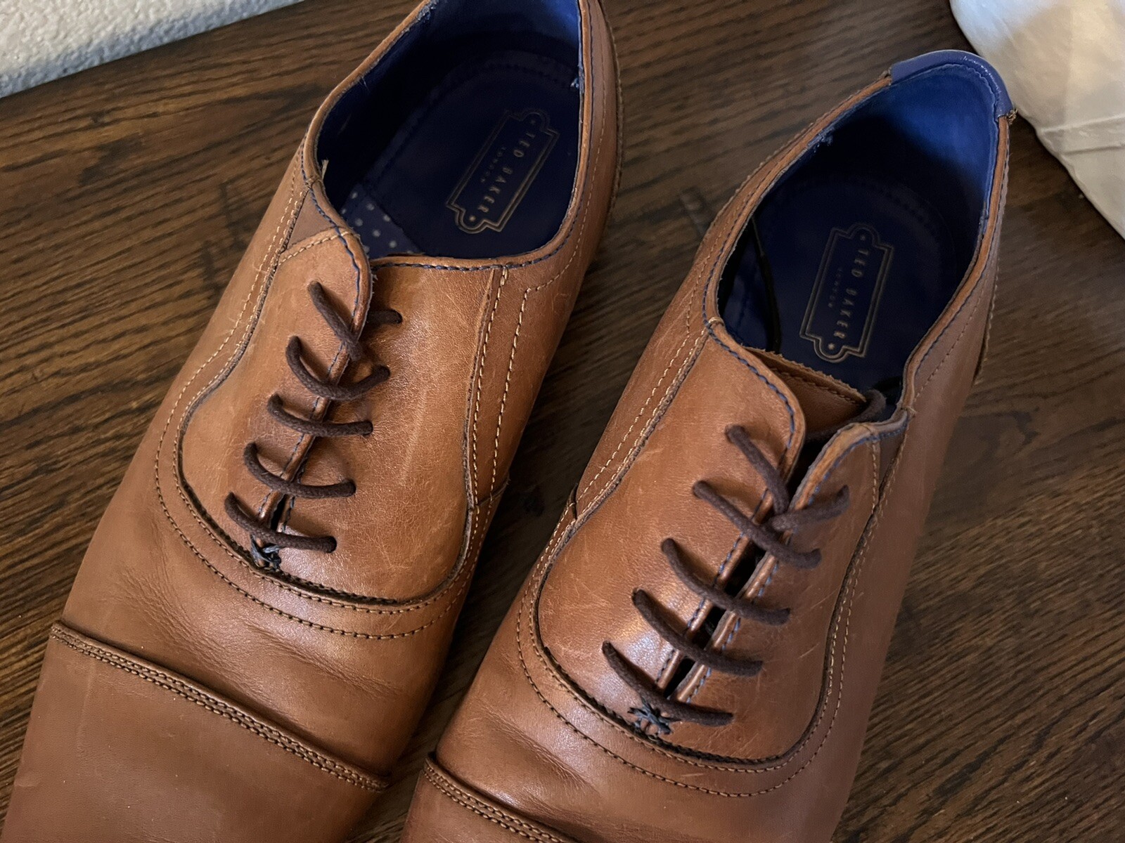 Ted Baker Rogrr Oxford Tan Leather 