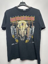 Reprint Washington Redskins NFL Football Rare design black T shirt vtg HN1139