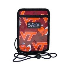 Vintage Virginia Tech VT Hokies College NCAA Badge Holder ID Name Card by SAX