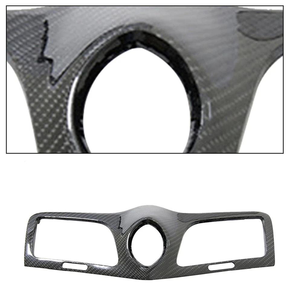 Carbon Fiber Console Clock Vent Panel Cover Trim for Maserati GranTurismo 08-1CH - Imagem 3 de 4