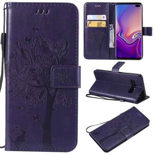 For Samsung A13 A53 3D Embossing Cat And Tree Wallet PU Leather Case Stand Cover - Picture 10 of 20
