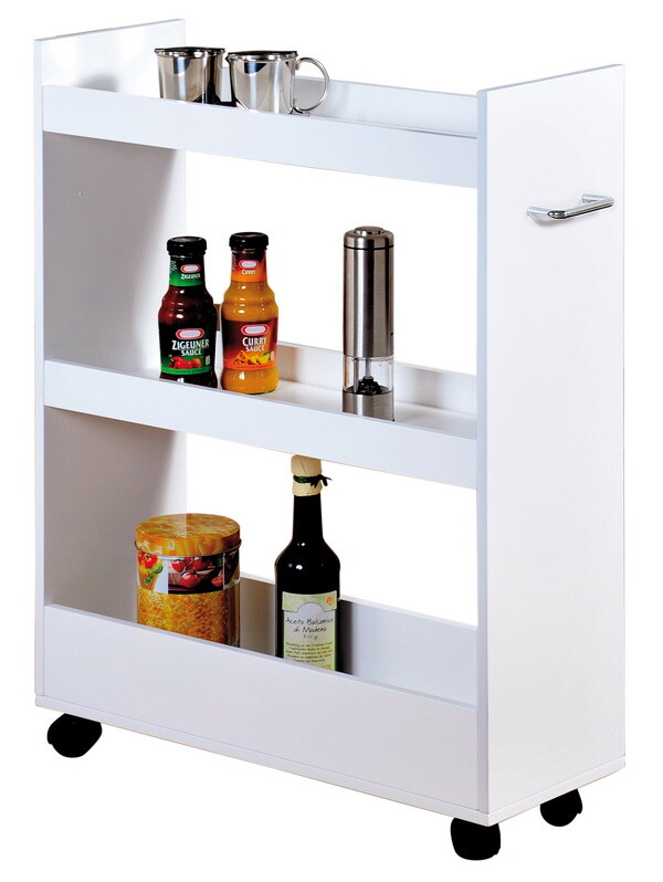 Kesper Nischenregal Regalwagen Nischenwagen Rollwagen Küchenwagen Regal fahrbar