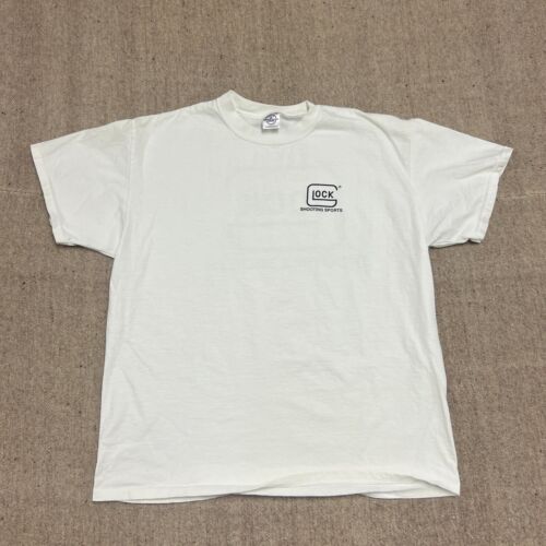 Vintage Glock Shirt Mens XL White 1990s Shooting Sports