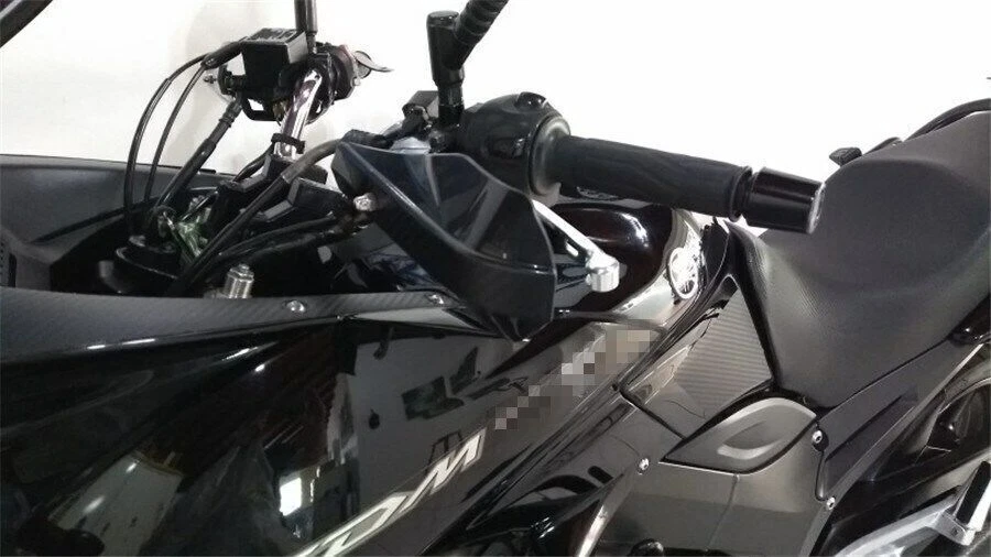 Par de protetores de mão guidão pretos para corrida de motocicleta 7/8" 22mm - Imagem 4 de 4