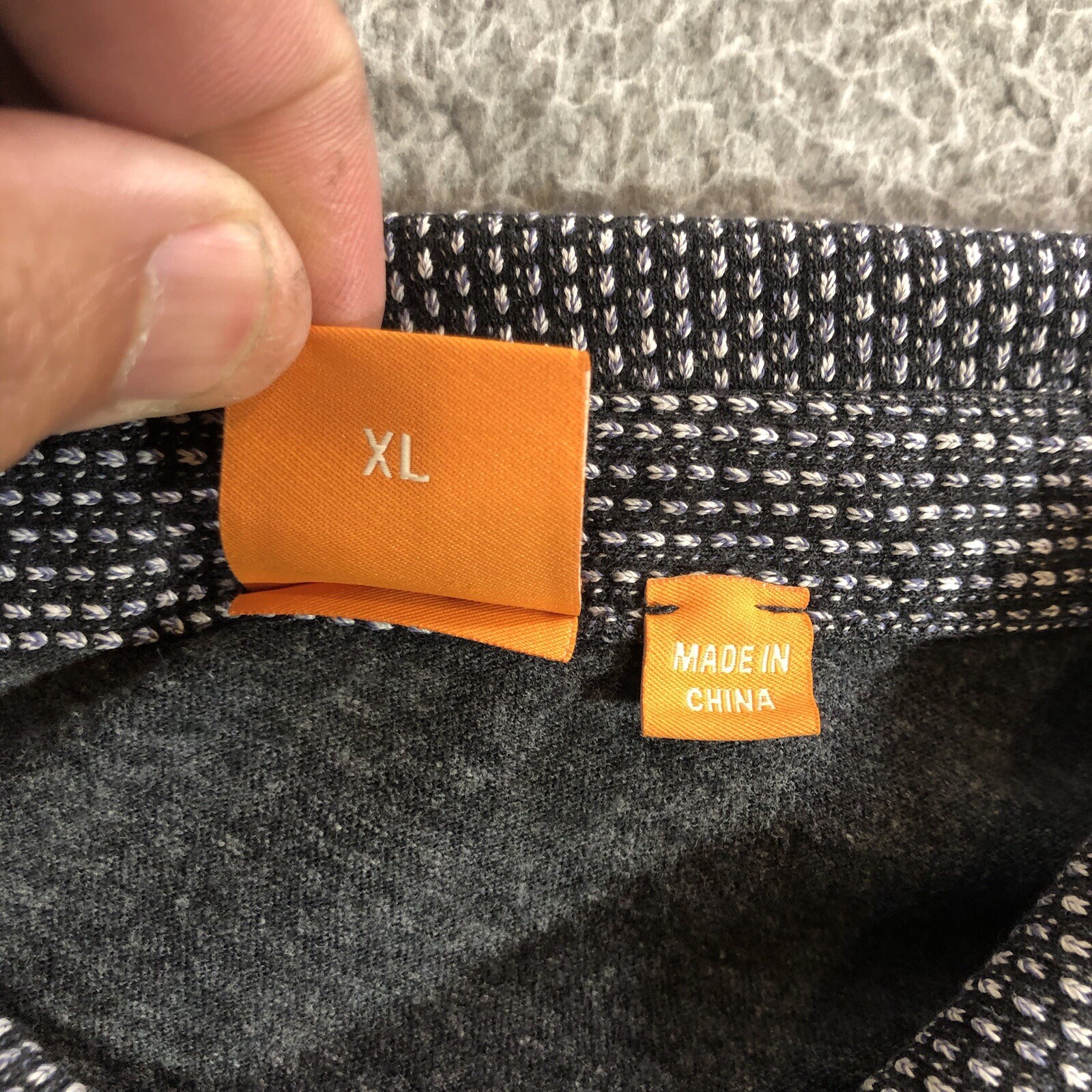 hugo boss polo Shirt Men’s XL Charcoal Gray Golf Casual thumbnail 7