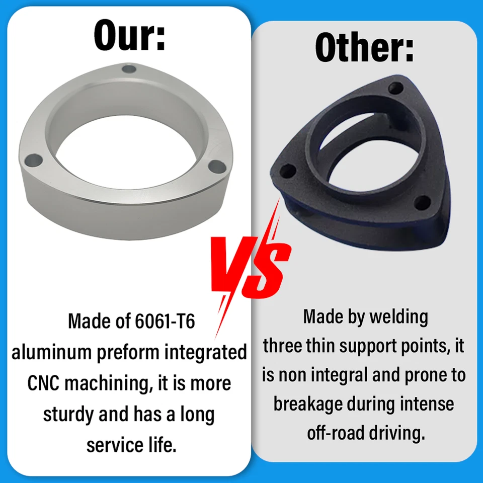 Kit elevador nivelador bobina delantera y trasera de 2" para 99-05 Geo Tracker / Suzuki Vitara EE. UU. Foto 2 de 4