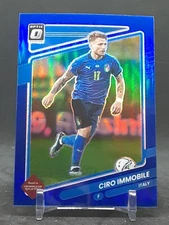 CIRO IMMOBILE 2021-22 DONRUSS OPTIC BLUE PRIZM #/99 ITALY