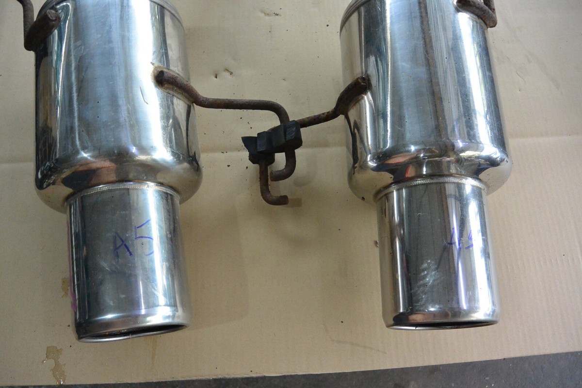 JDM Genome Subaru Legacy BL5 BP5 B4 Sti twin exhaust muffler bh5