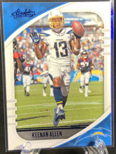KEENAN ALLEN - 2020 Absolute Football Blue Foil parallel card! Chargers